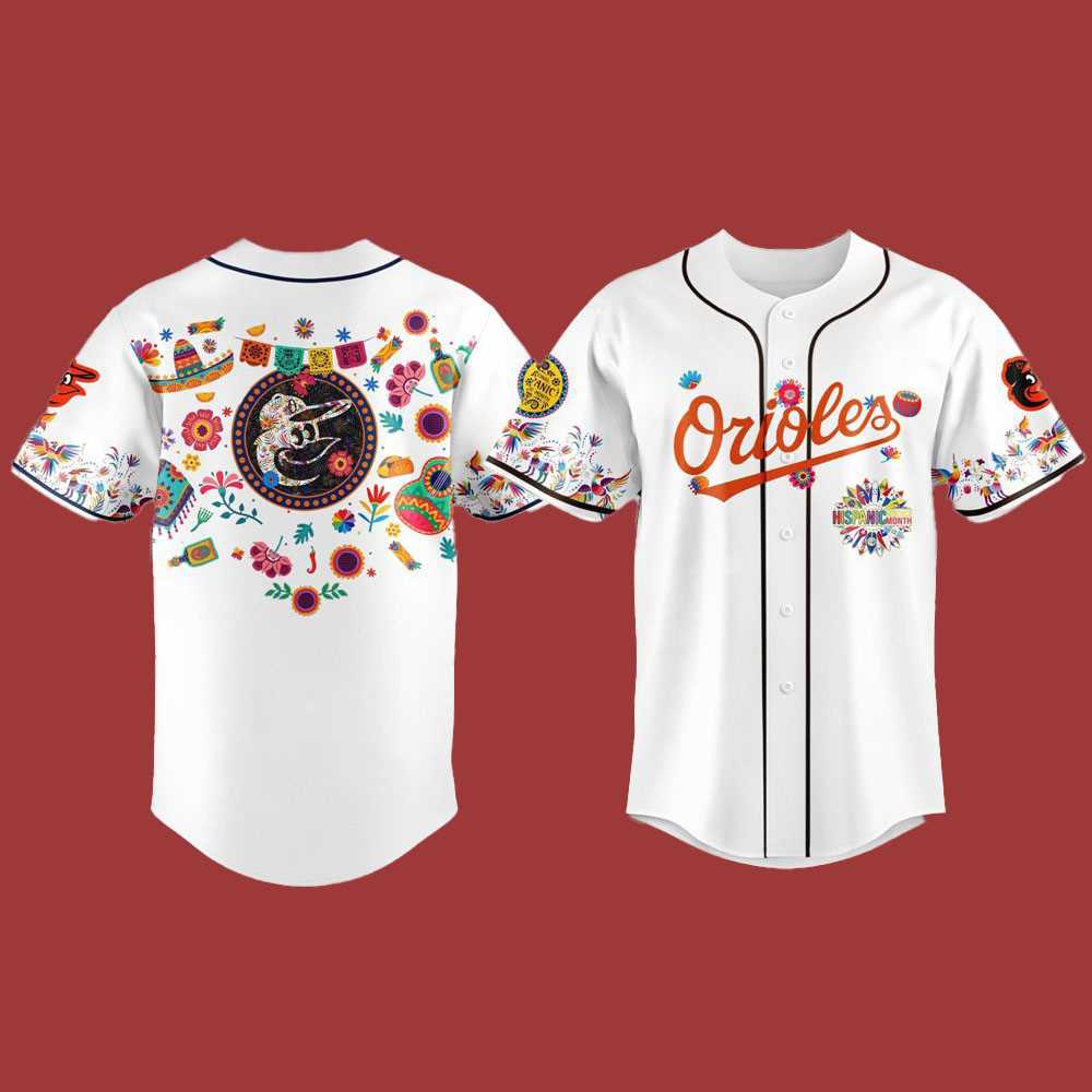2025 Orioles Jersey For Hispanic Heritage Month