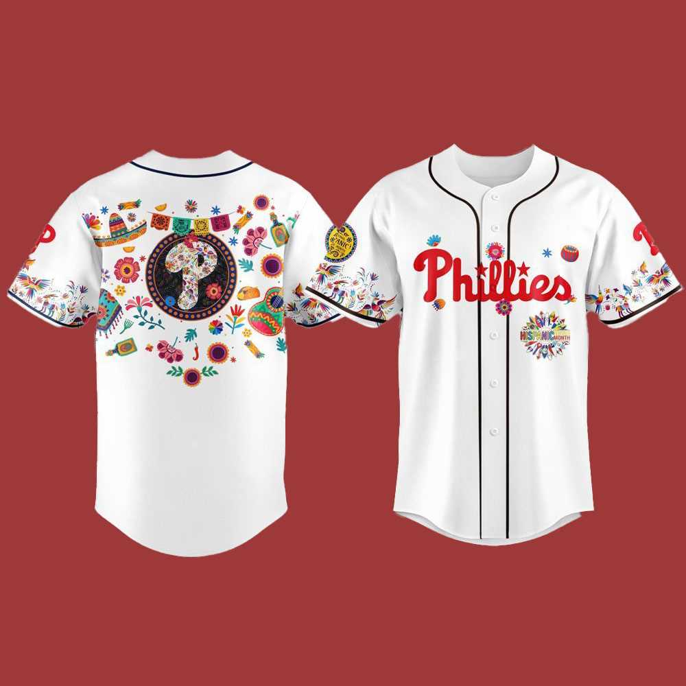 2025 Phillies Jersey For Hispanic Heritage Month