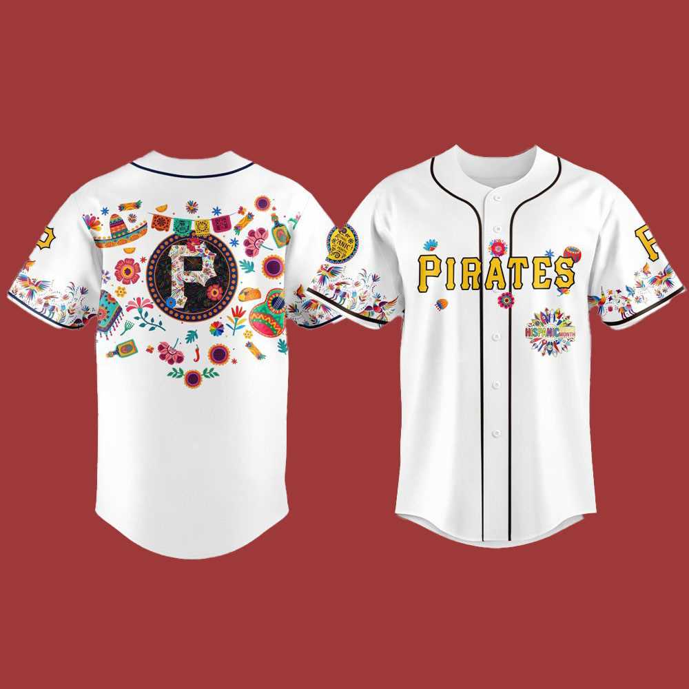 2025 Pirates Jersey For Hispanic Heritage Month