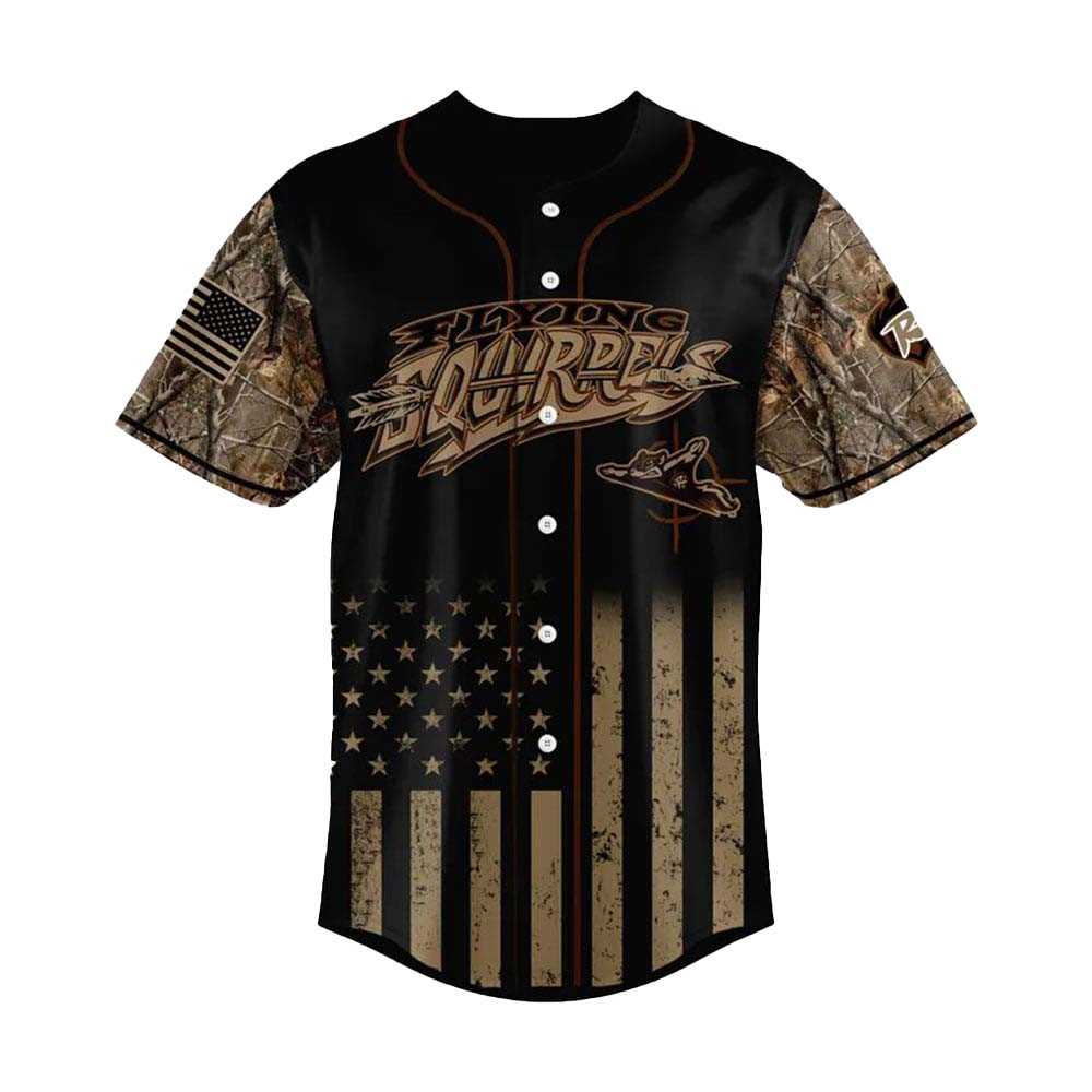 2025 Richmond Flying Squirrels Military Appreciation Baseball Jersey
