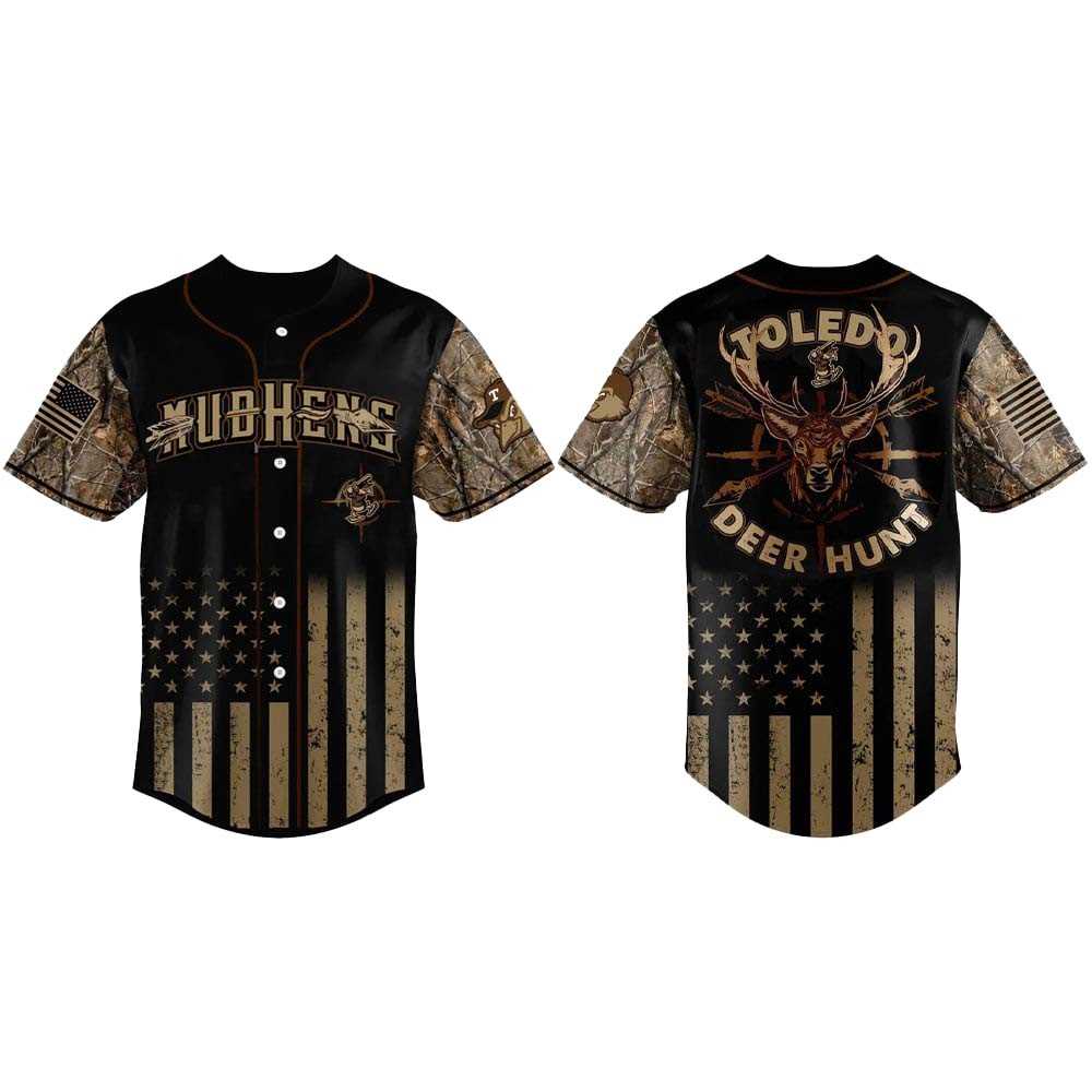 2025 Toledo Mud Hens Hunting Baseball Jersey