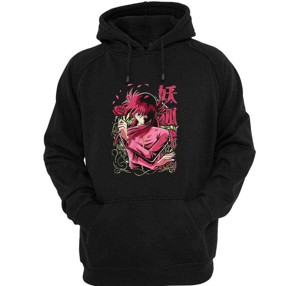 Kurama Yu Yu Hakusho Whip Roses Of Darkness Shirt Kurama Yu Yu Hakusho Whip Roses Of Darkness Shirt