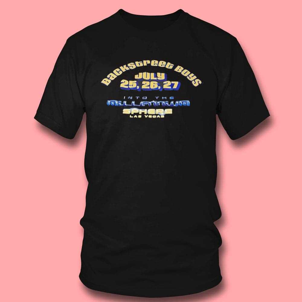 Backstreet Boys Millennium Sphere Las Vegas Shirt Backstreet Boys Millennium Sphere Las Vegas Shirt