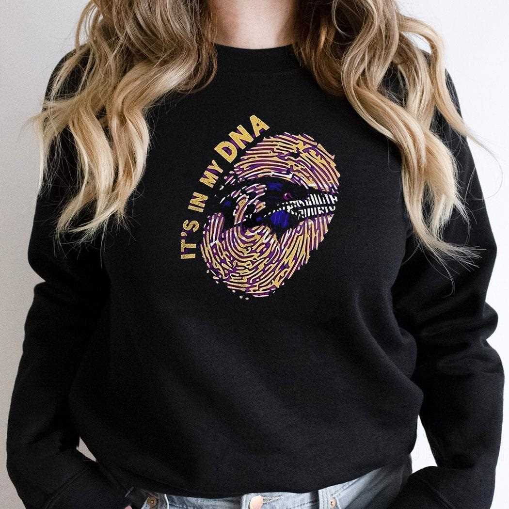Baltimore Ravens In My Dna Logo Shirt Baltimore Ravens In My Dna Logo Shirt