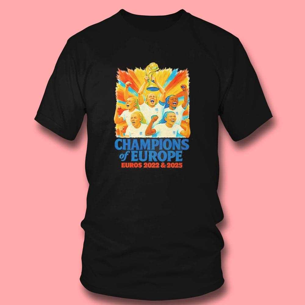 Champions Of Europe Euros 2022 And 2025 Shirt Champions Of Europe Euros 2022 And 2025 Shirt