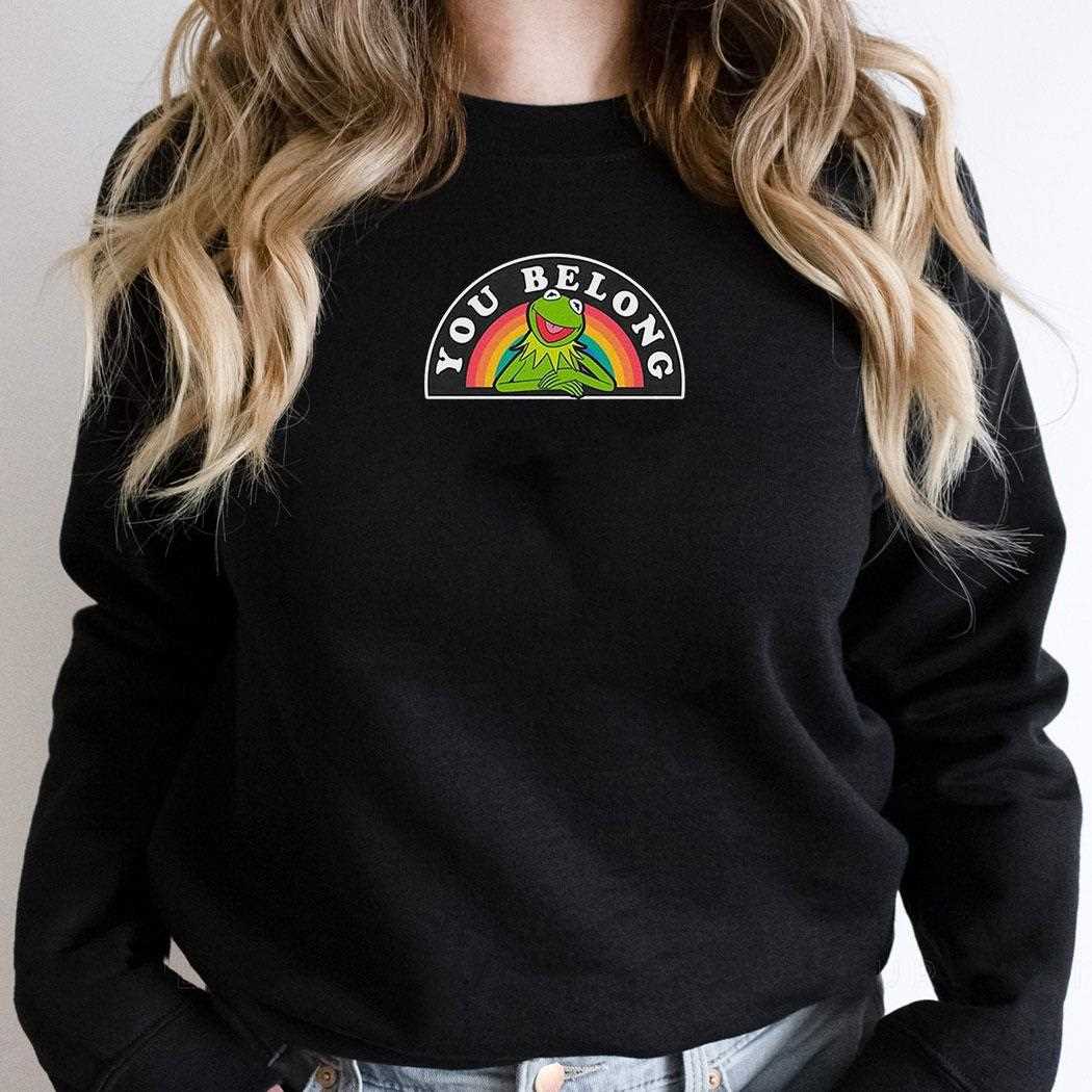 Disney The Muppets Kermit You Belong Shirt Disney The Muppets Kermit You Belong Shirt