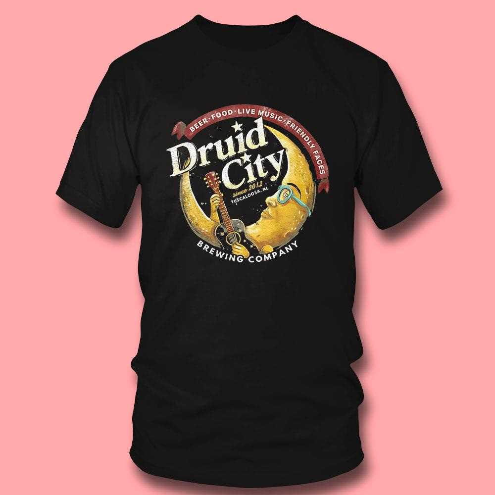 Druid City Brewing Company Beer Food Live Music Friendly Faces Shirt Druid City Brewing Company Beer Food Live Music Friendly Faces Shirt
