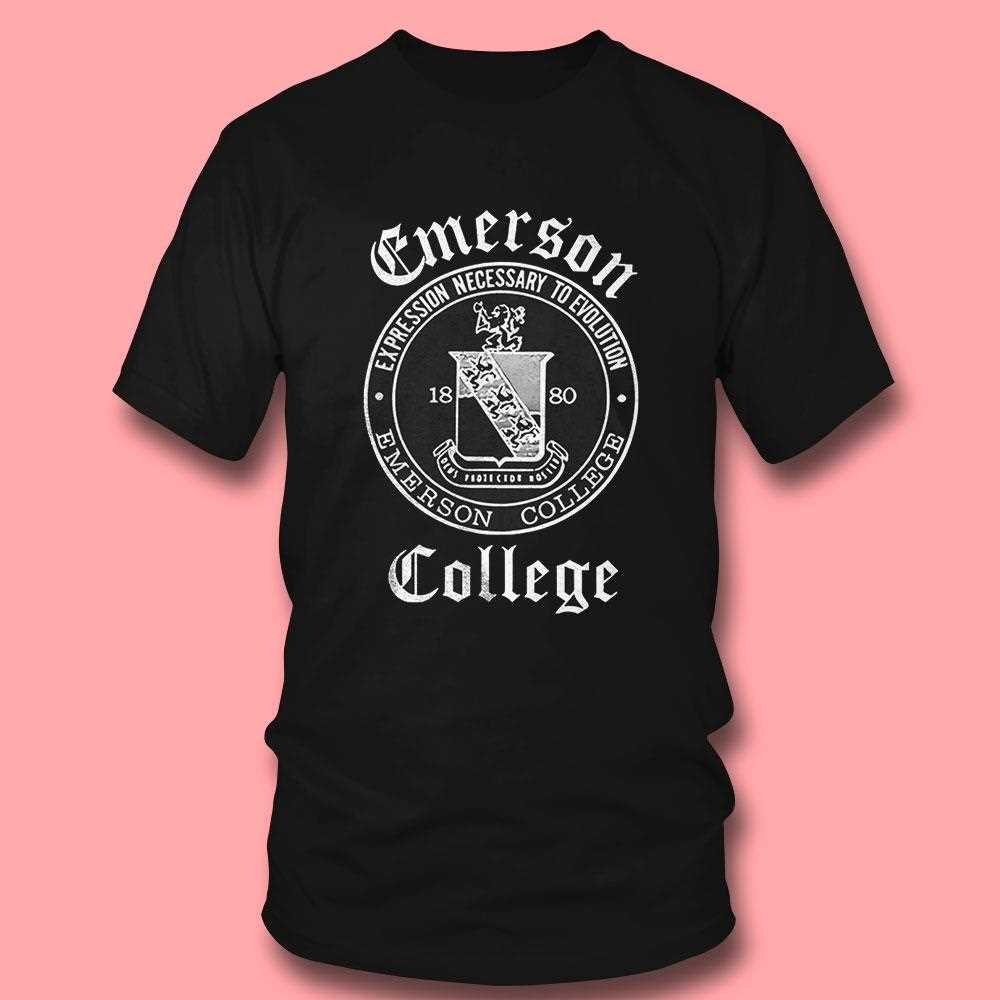 Emerson College Expression Necessary To Evolution Slogan T-shirt Emerson College Expression Necessary To Evolution Slogan T-shirt