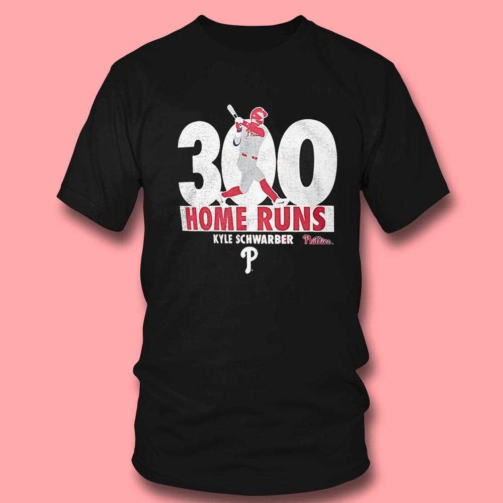 Kyle Schwarber 300 Home Runs T-shirt – Philadelphia Phillies Mlb Fan Tee Kyle Schwarber 300 Home Runs T-shirt – Philadelphia Phillies Mlb Fan Tee