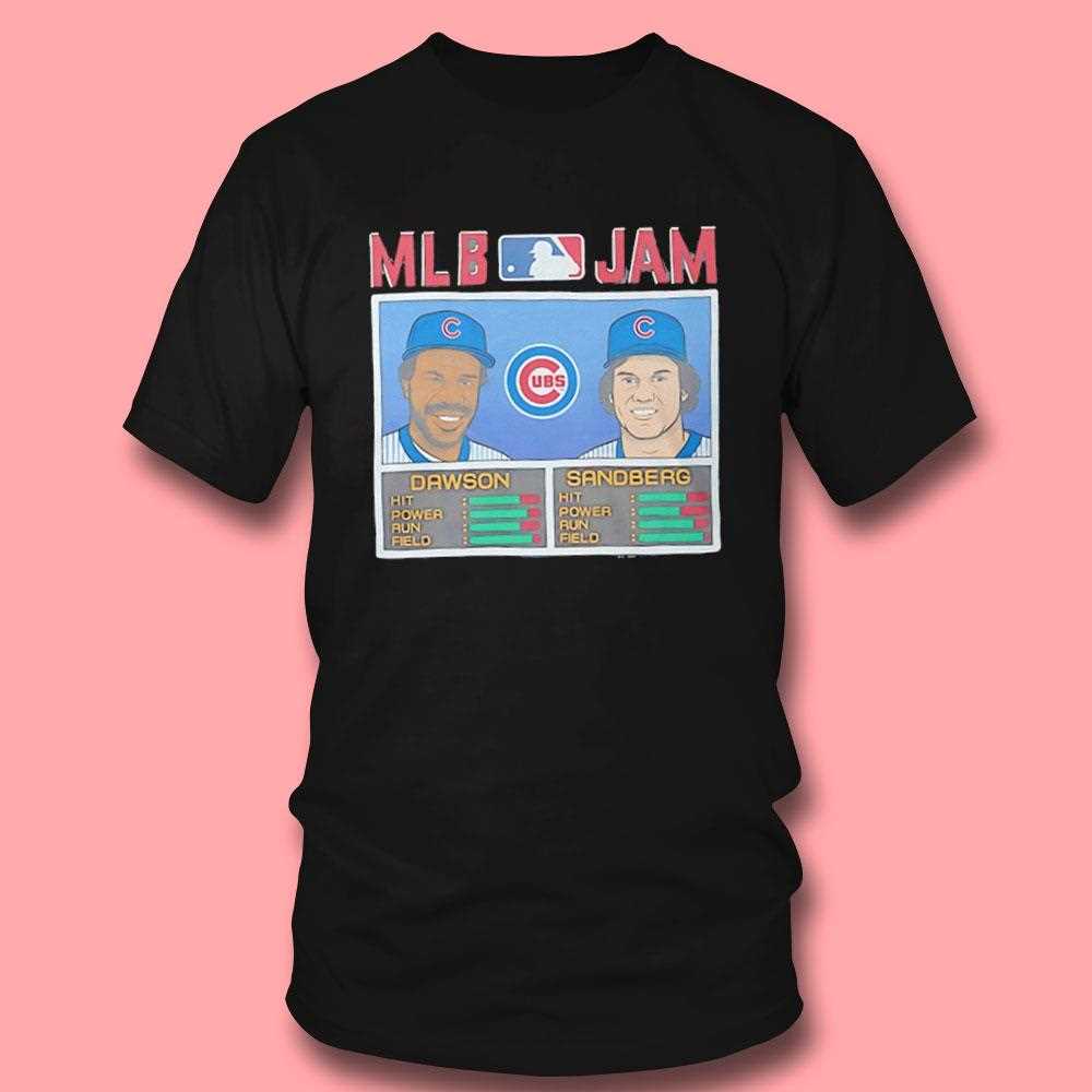 Mlb Jam Dawson And Sandberg Chicago Cubs Shirt Mlb Jam Dawson And Sandberg Chicago Cubs Shirt