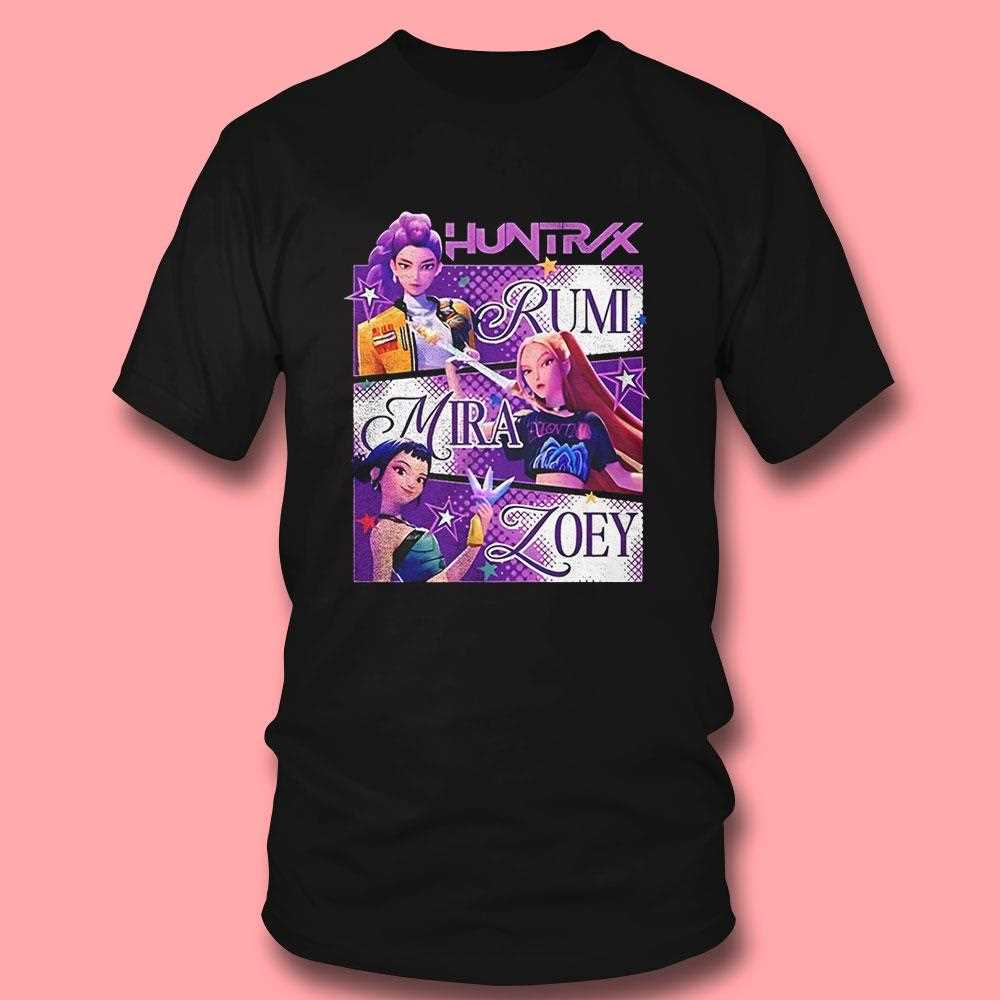 Rumi Zoey Mira Huntrix Girls Kpop Demon Hunters Shirt Rumi Zoey Mira Huntrix Girls Kpop Demon Hunters Shirt