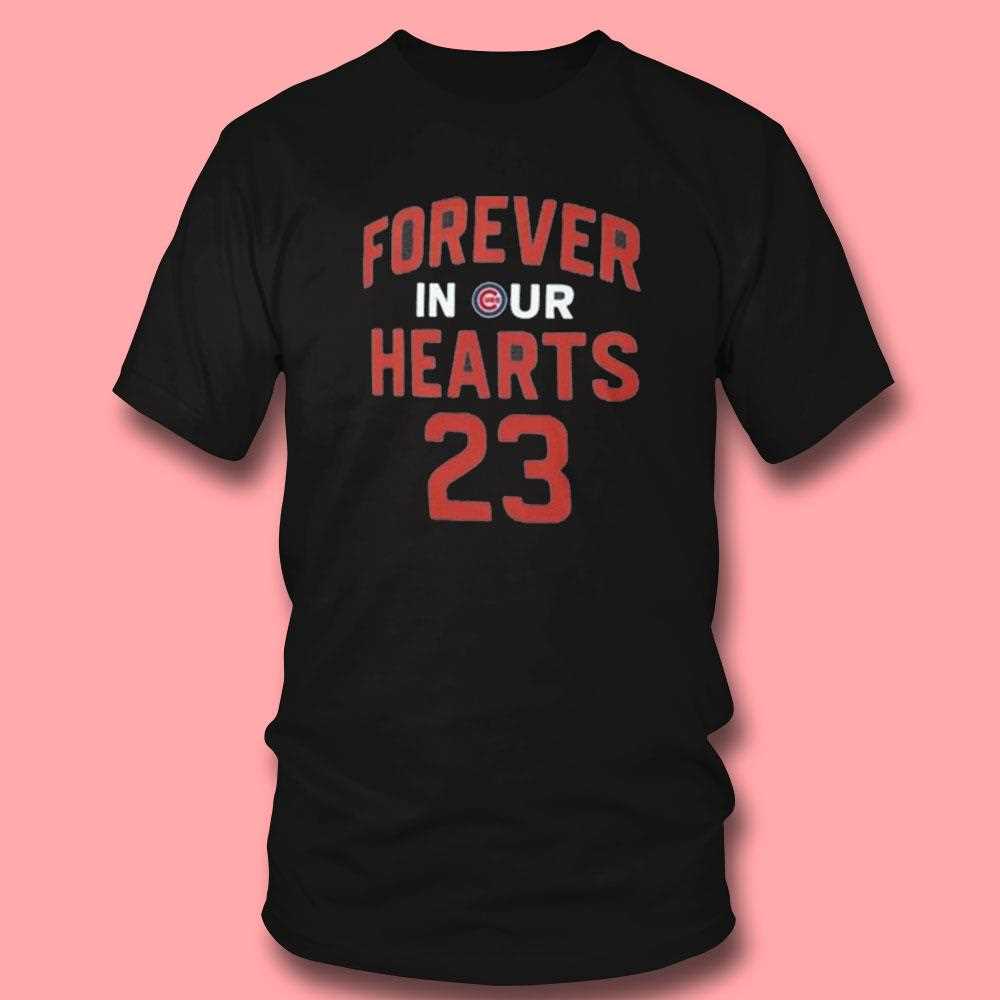 Ryne Sandberg Forever 23 In Our Hearts T Shirt Ryne Sandberg Forever 23 In Our Hearts T Shirt