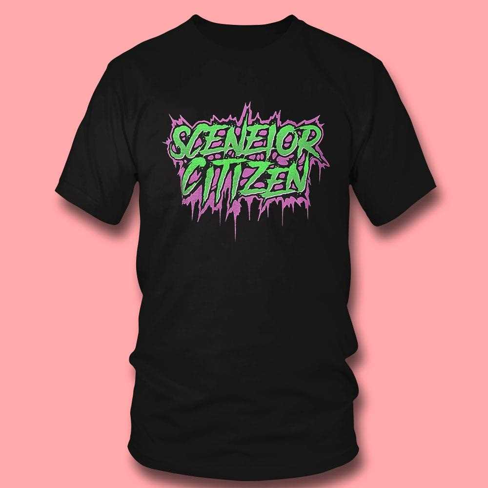 Funny ‘sceneior Citizen’ Elder Emo & Scene Kid Shirt Funny ‘sceneior Citizen’ Elder Emo & Scene Kid Shirt