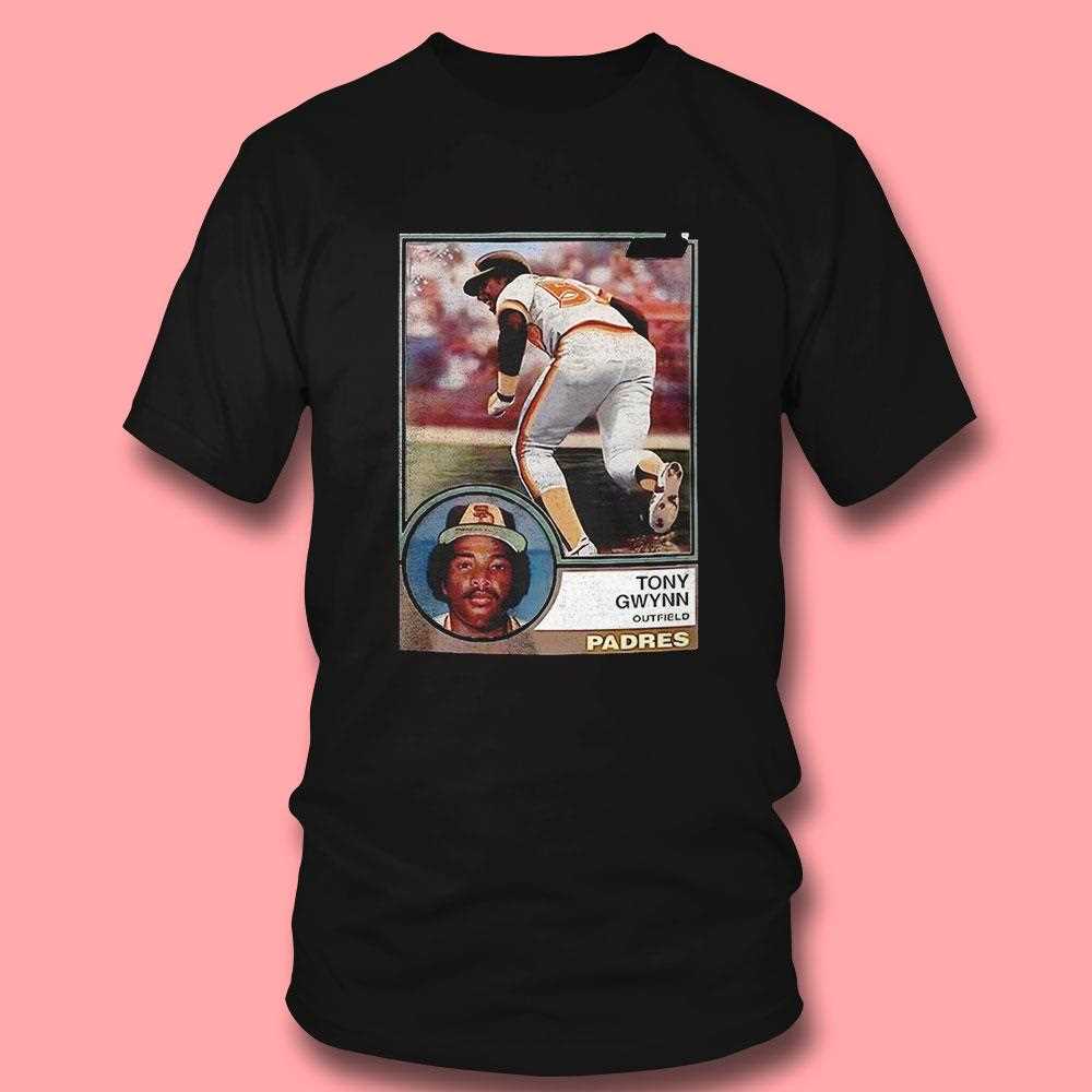 Tony Gwynn Vintage Baseball Card San Diego Padres Shirt Tony Gwynn Vintage Baseball Card San Diego Padres Shirt