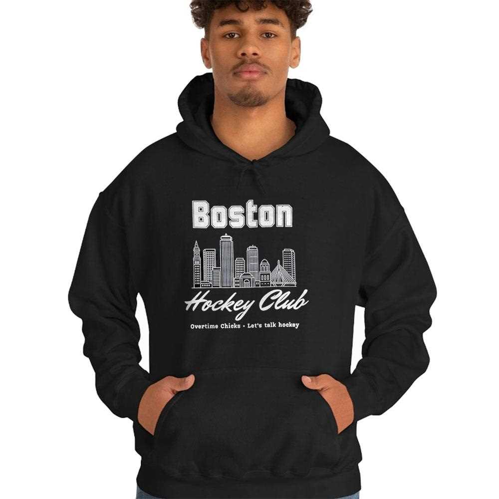 Boston Hockey Club Overtime Chicks Lets Talk Hockey Shirt Boston Hockey Club Overtime Chicks Lets Talk Hockey Shirt