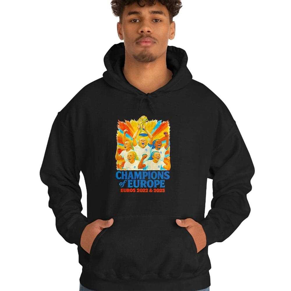 Champions Of Europe Euros 2022 And 2025 Shirt Champions Of Europe Euros 2022 And 2025 Shirt