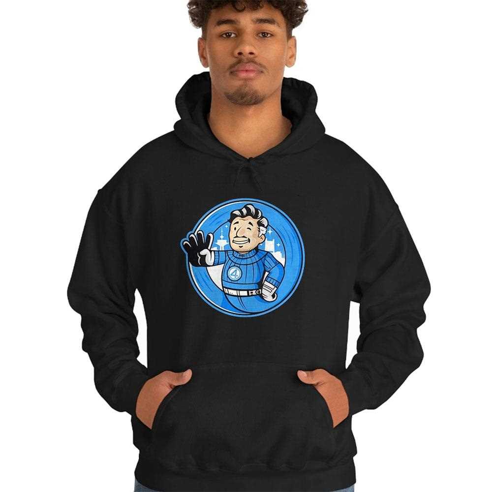 Mr Fantastic X Vault Boy Fantastic Boy Shirt Mr Fantastic X Vault Boy Fantastic Boy Shirt