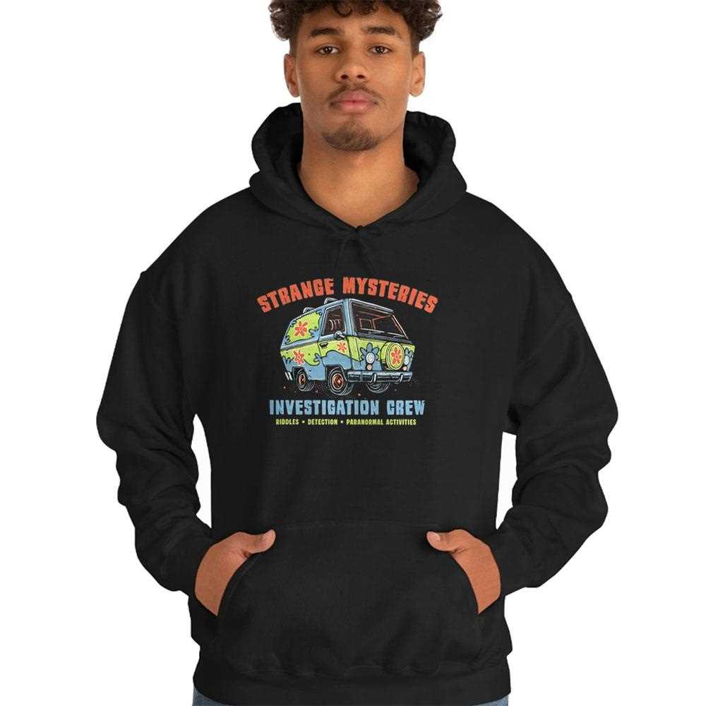 Mystery Incs Mystery Machine Scooby-doo Strange Mysteries Investigation Crew Shirt Mystery Incs Mystery Machine Scooby-doo Strange Mysteries Investigation Crew Shirt