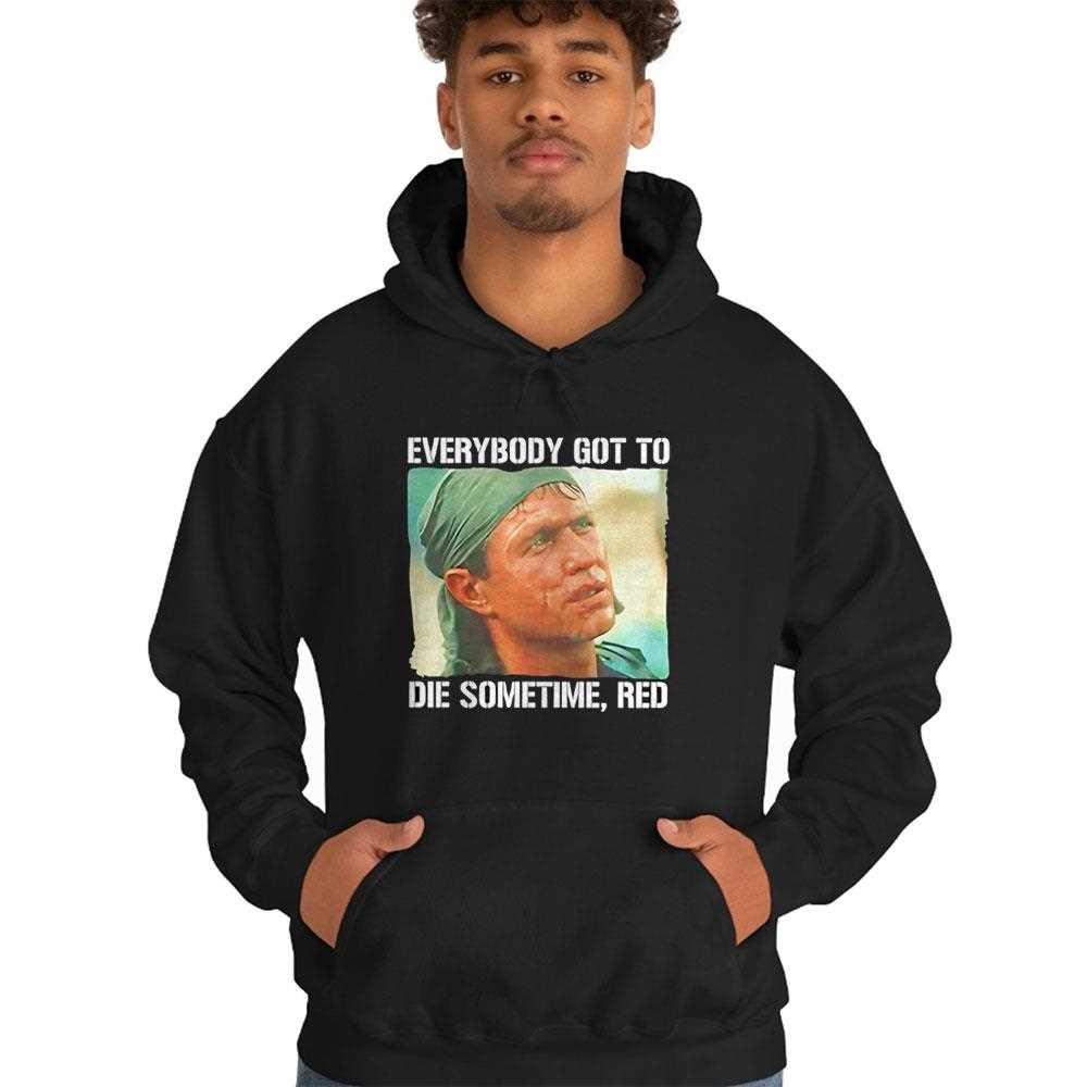 Tom Berenger Everybody Got To Die Sometime Red Shirt Tom Berenger Everybody Got To Die Sometime Red Shirt