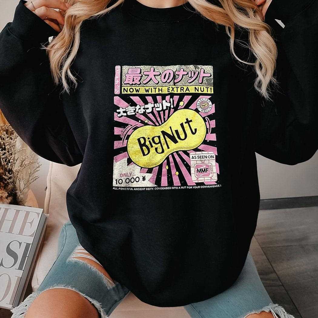 Funny ‘bignut’ Japanese Snack Parody Shirt Funny ‘bignut’ Japanese Snack Parody Shirt