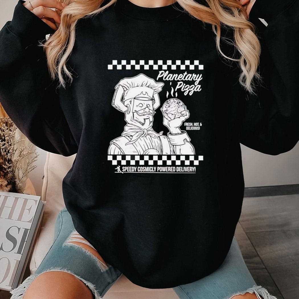 Galactus Planetary Pizza Fresh Hot Delicious Speedy Cosmicly Powered Delivery Shirt Galactus Planetary Pizza Fresh Hot Delicious Speedy Cosmicly Powered Delivery Shirt