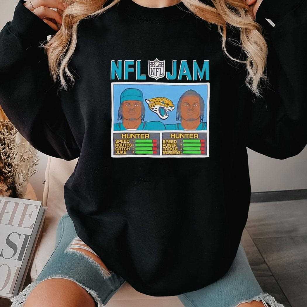 Nfl Jam Jacksonville Jaguars Travis Hunter Shirt Nfl Jam Jacksonville Jaguars Travis Hunter Shirt