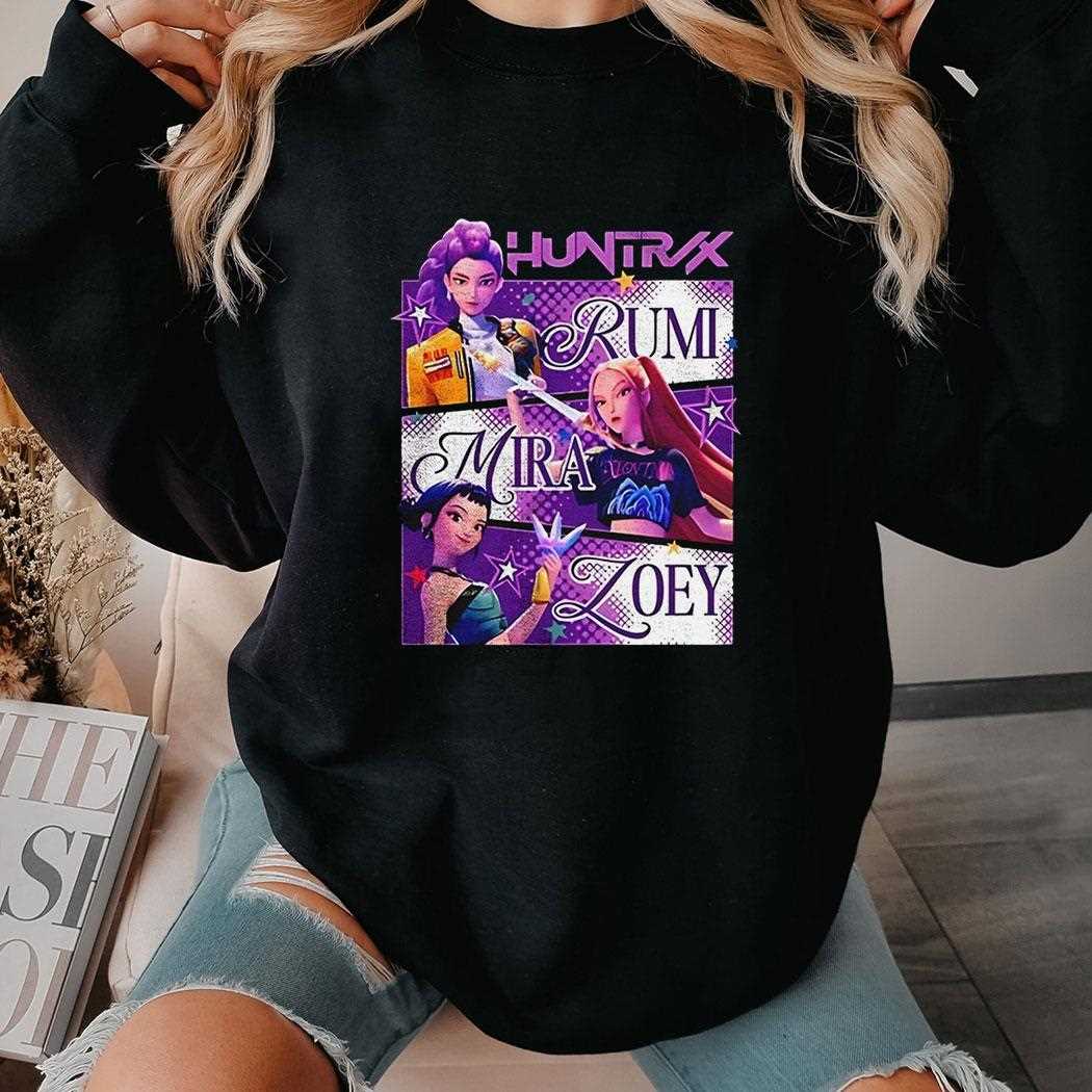 Rumi Zoey Mira Huntrix Girls Kpop Demon Hunters Shirt Rumi Zoey Mira Huntrix Girls Kpop Demon Hunters Shirt