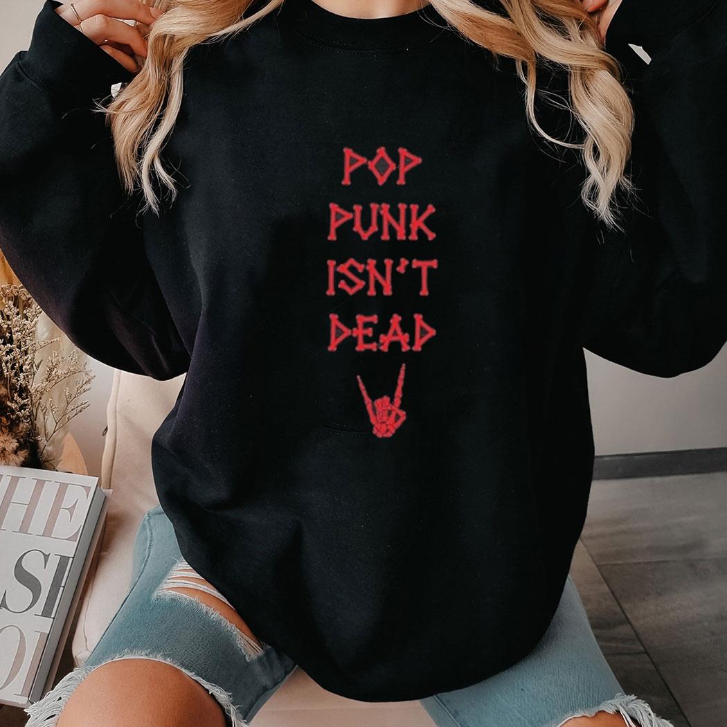 The Paradox Black Pop Punk Isnt Dead Skeleton Hand Shirt The Paradox Black Pop Punk Isnt Dead Skeleton Hand Shirt