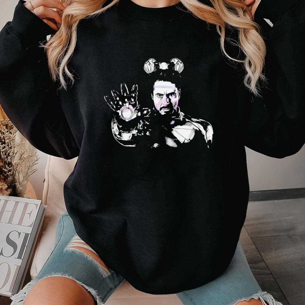 Tony Stark Iron Man Disney Marvel Mickey Ears Shirt Tony Stark Iron Man Disney Marvel Mickey Ears Shirt