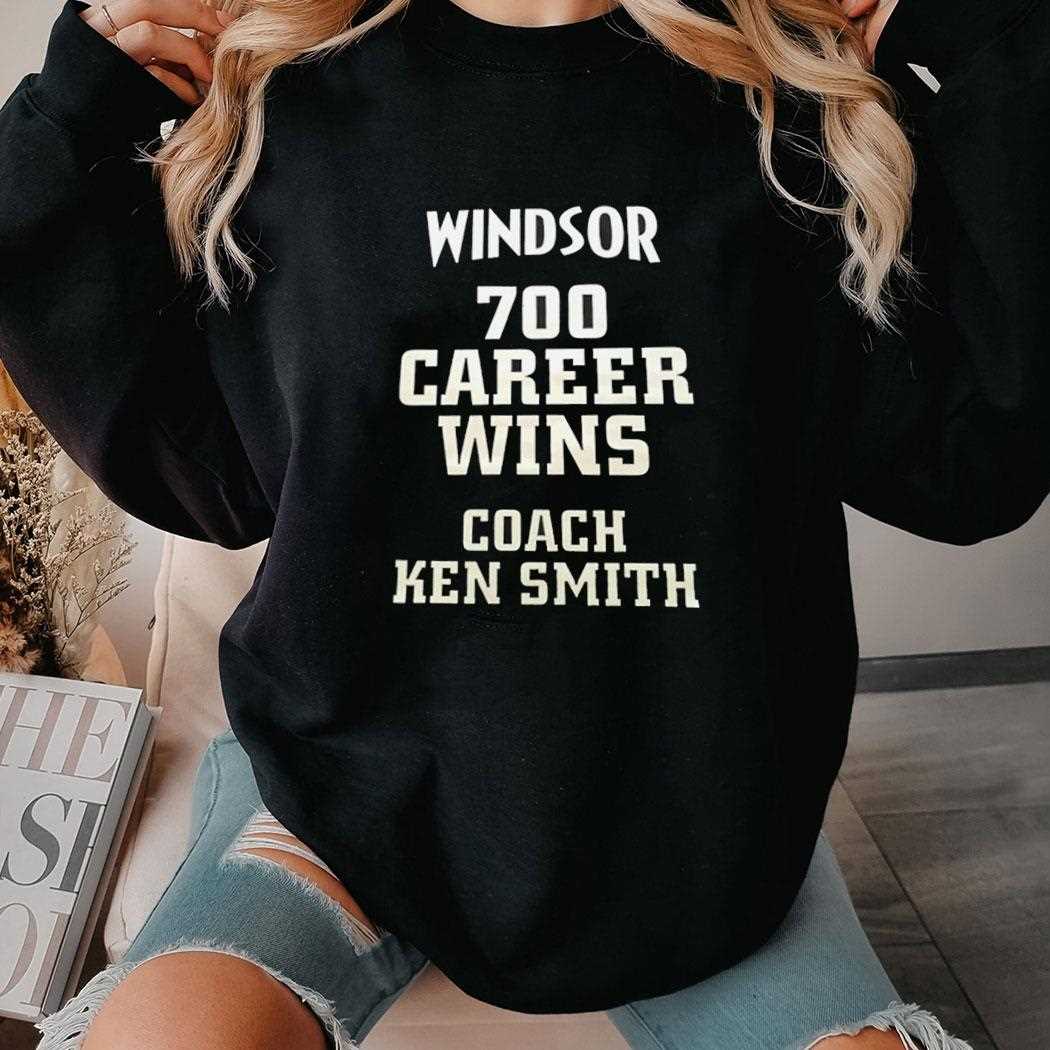 Windsor 700 Career Wins Coach Ken Smith Shirt Windsor 700 Career Wins Coach Ken Smith Shirt