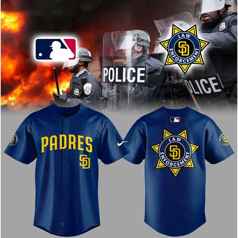 Mens Padres Law Enforcement Appreciation 2025 Jersey