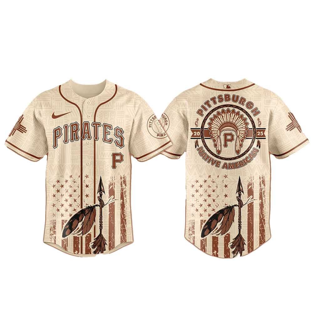 Pittsburgh Pirates Native American Heritage Month 2025 Jersey