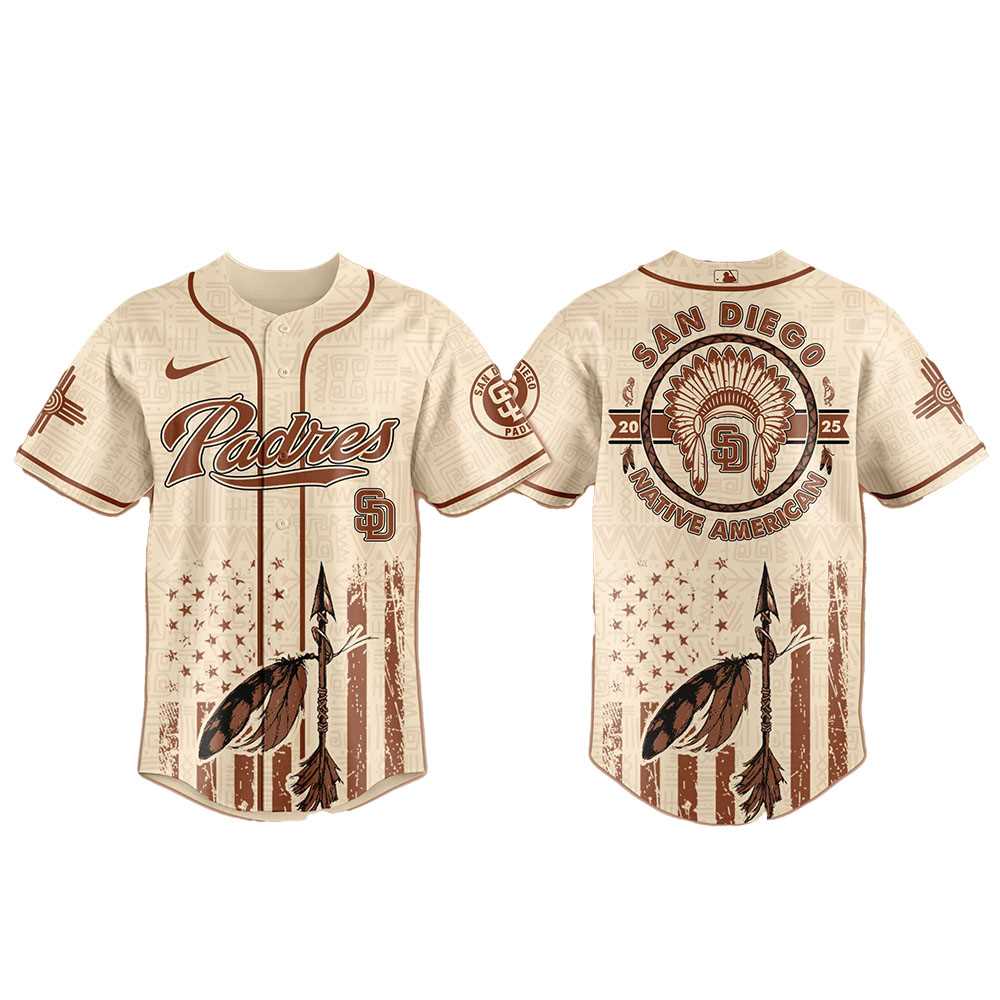San Diego Padres Native American Heritage Month 2025 Jersey