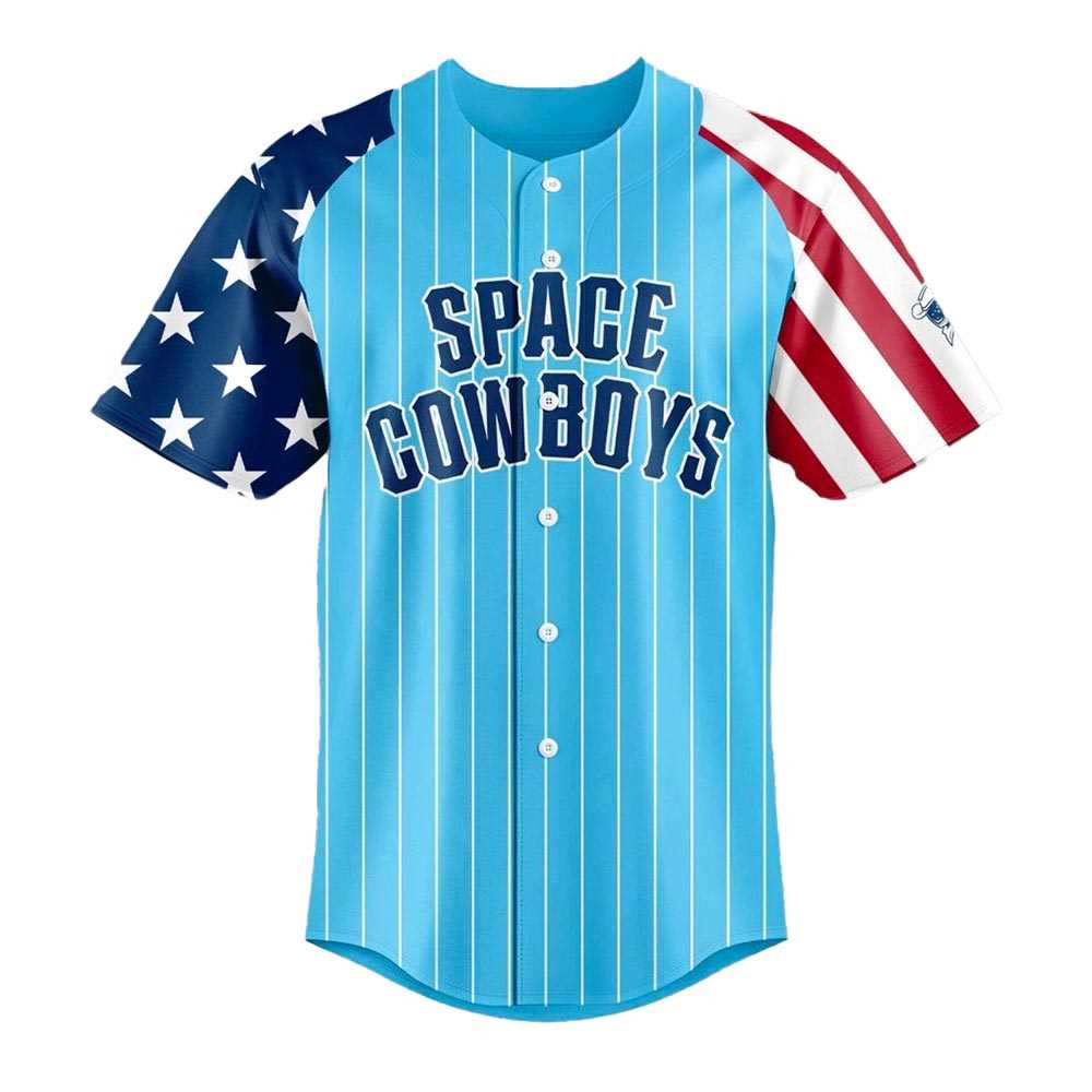Sugar Land Space Cowboys 4th Of July Patriotic 2025 Official Jersey Sugar Land Space Cowboys 4th Of July Patriotic 2025 Official Jersey