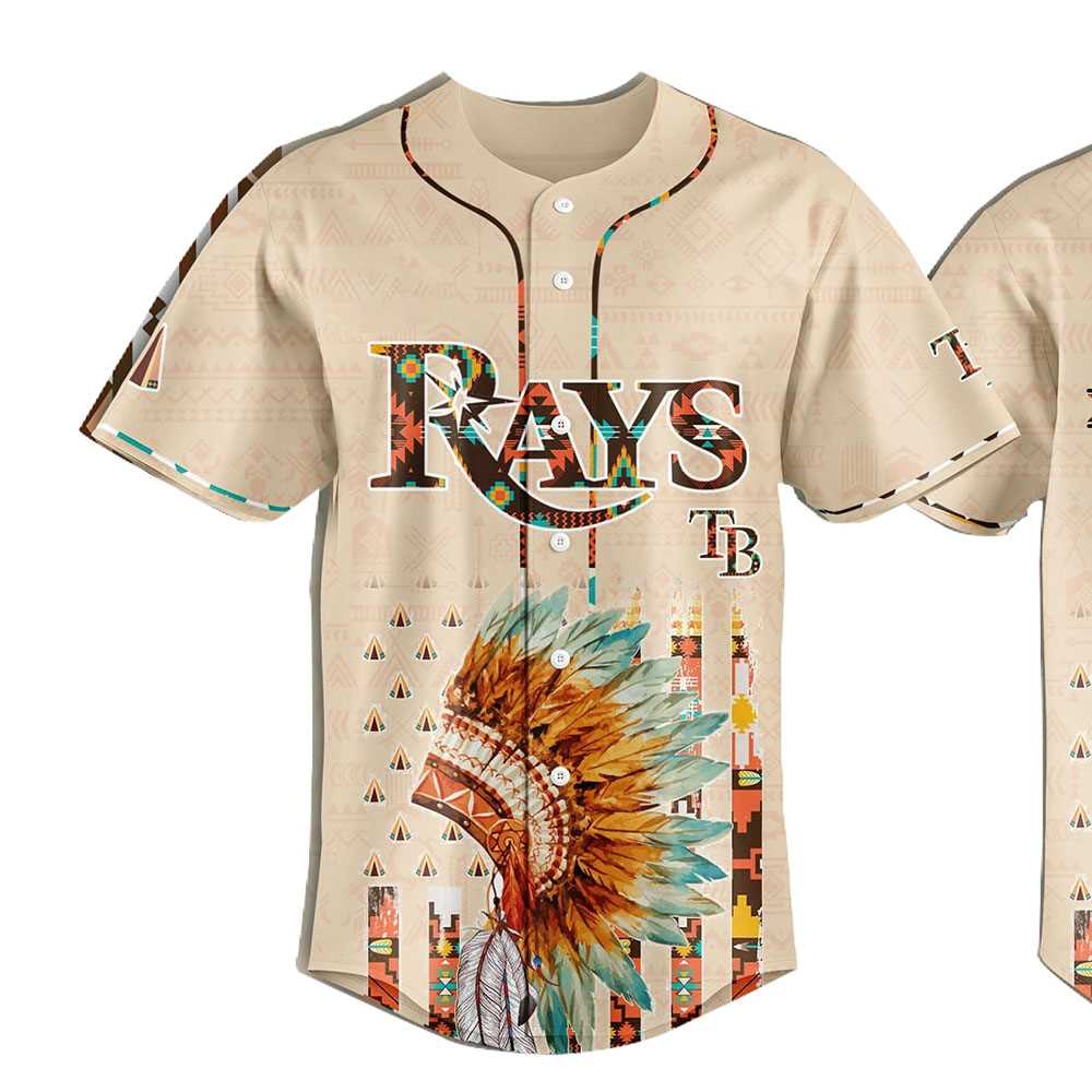 Tampa Bay Rays Special Native American Day Baseball Jersey Tampa Bay Rays Special Native American Day Baseball Jersey