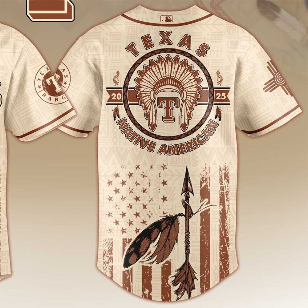Texas Rangers Native American Heritage Month 2025 Jersey Texas Rangers Native American Heritage Month 2025 Jersey