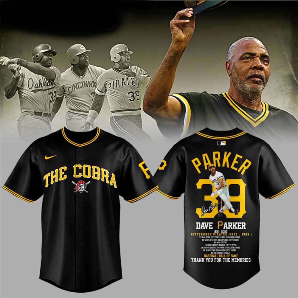 The Cobra Legend Honor Pittsburgh Pirates In My Memories Dave Parker 1951-2025 Jersey