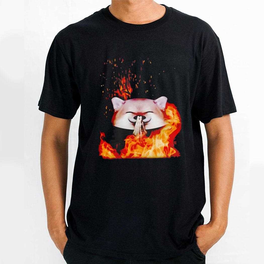 Shiba Inu Dog Pray For My Opps Shirt