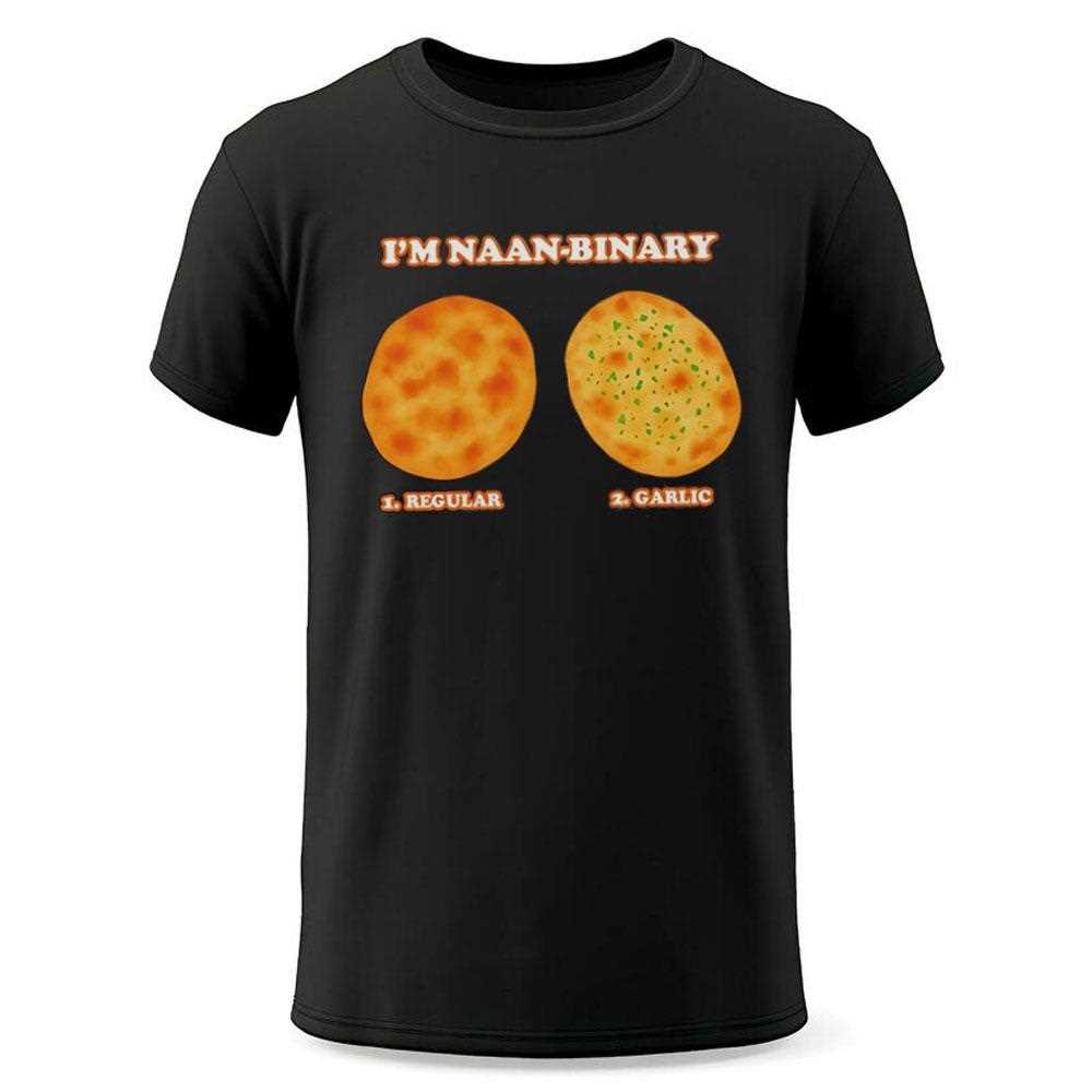 Im Naan Binary Regular Garlic Shirt Im Naan Binary Regular Garlic Shirt