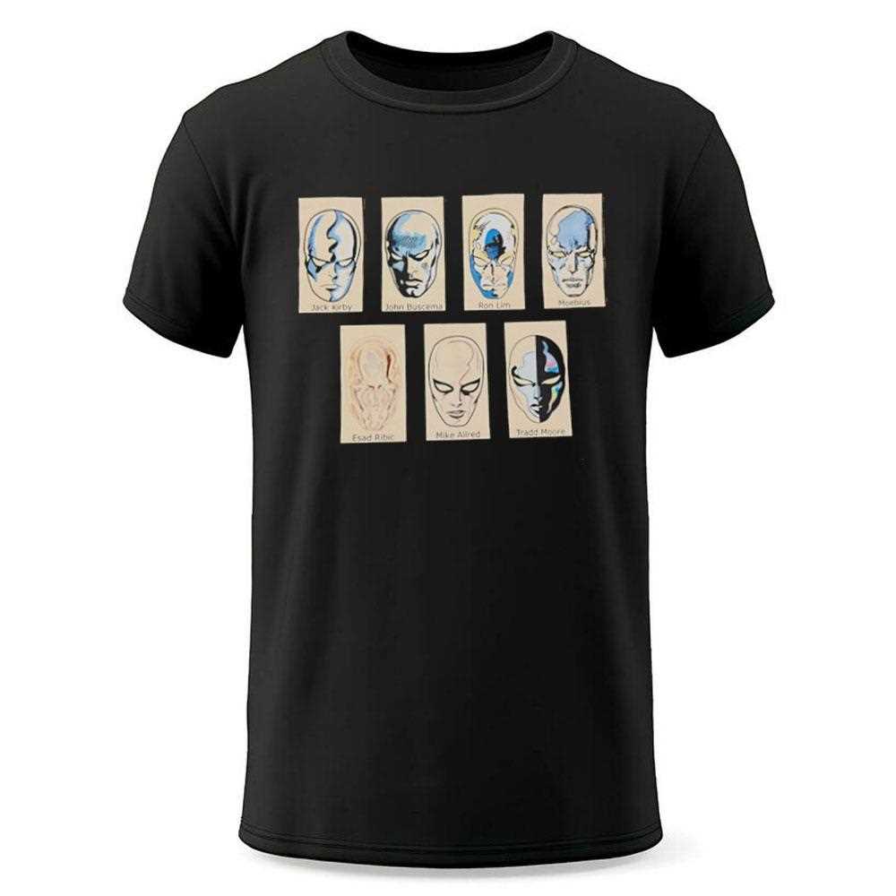 Marvel Comics Silver Surfer Jack Kirby John Buscema Ron Lim Moebius Shirt Marvel Comics Silver Surfer Jack Kirby John Buscema Ron Lim Moebius Shirt