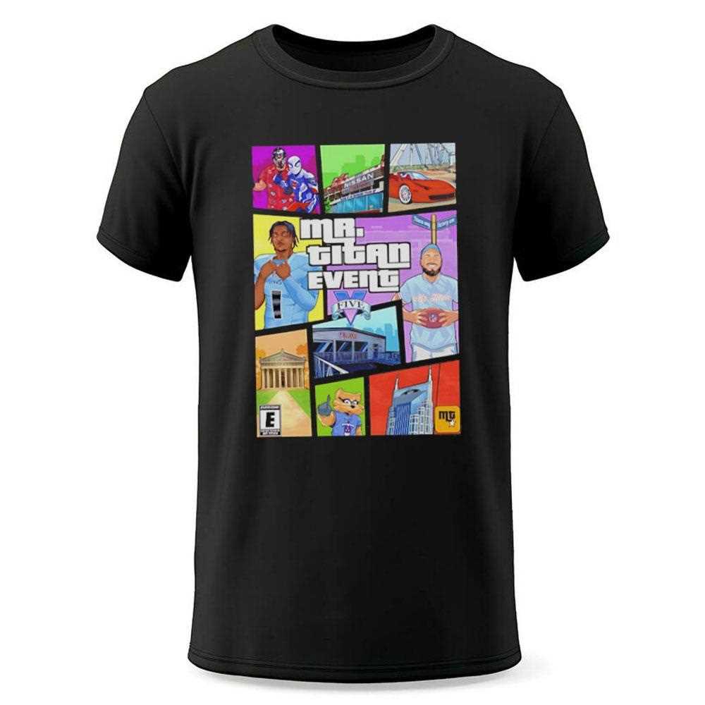 Mr Titan Event Five Gta Shirt Mr Titan Event Five Gta Shirt