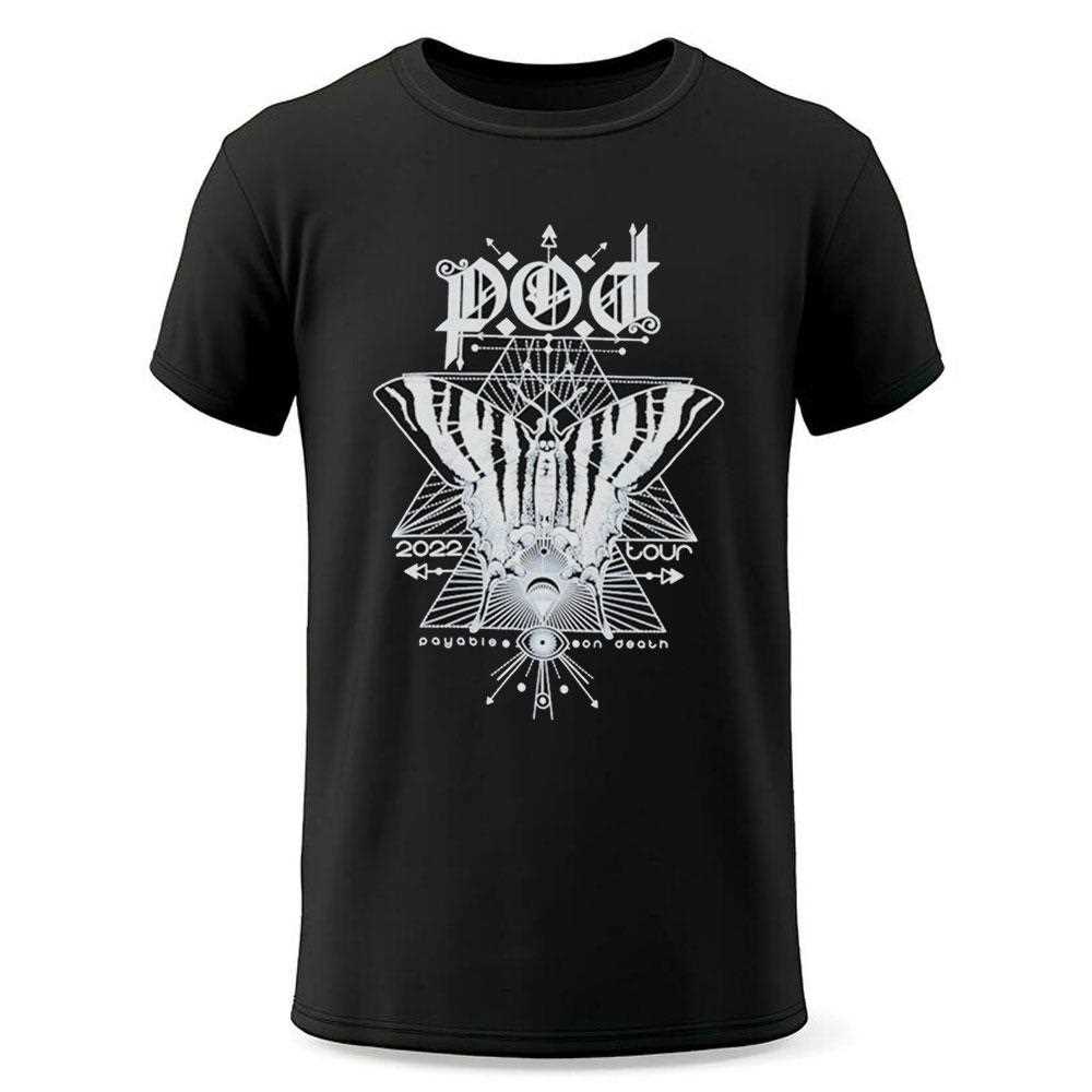 Payable On Death Pod 2022 Tour Moth Shirt Payable On Death Pod 2022 Tour Moth Shirt