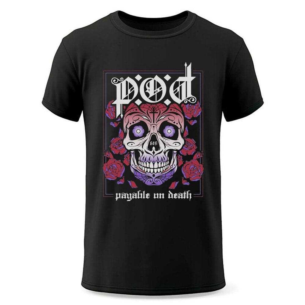 Payable On Death Pod Purple Sugar Skull Shirt Payable On Death Pod Purple Sugar Skull Shirt
