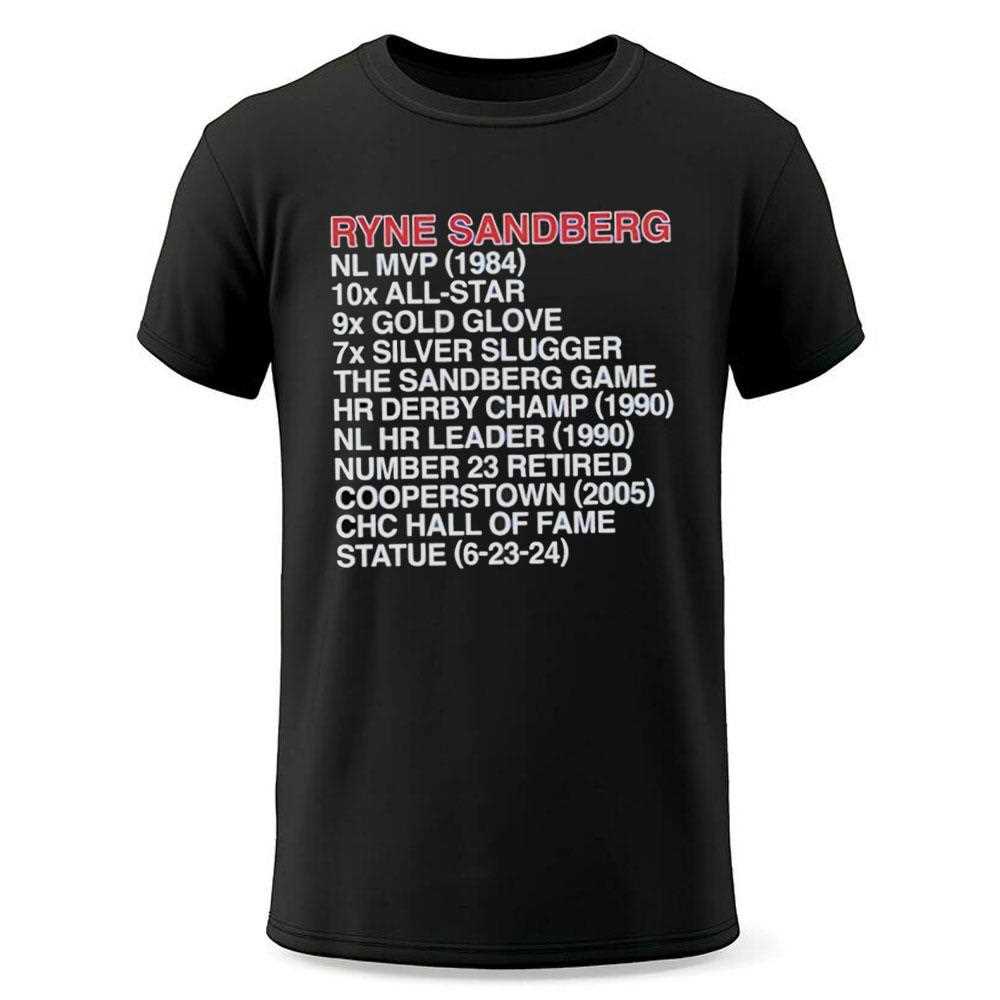 Ryne Sandberg Rynos Accomplishments Shirt Ryne Sandberg Rynos Accomplishments Shirt