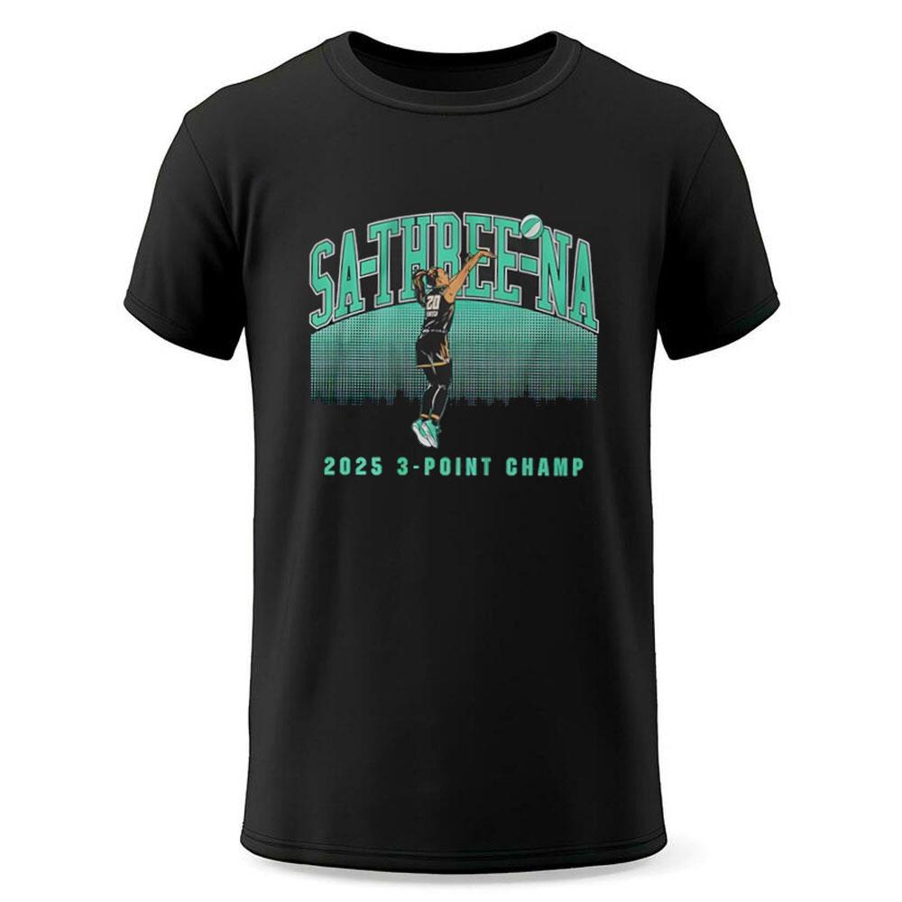 Sabrina Ionescu New York Liberty Sa-three-na 3-point Champ Shirt Sabrina Ionescu New York Liberty Sa-three-na 3-point Champ Shirt