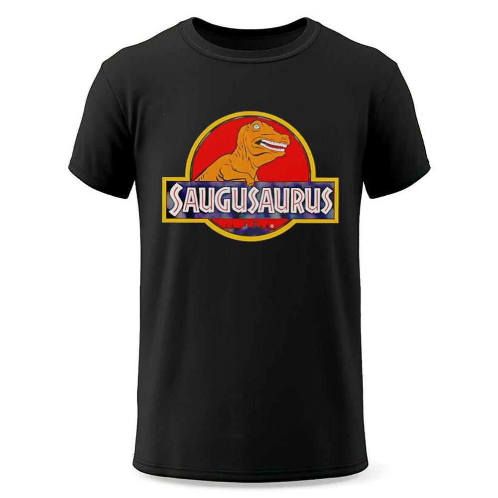 Saugusaurus Orange Dinosaur Logo Shirt Saugusaurus Orange Dinosaur Logo Shirt