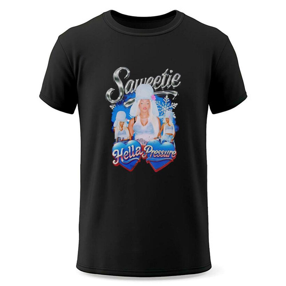 Saweetie Hella Pressure Shirt Saweetie Hella Pressure Shirt