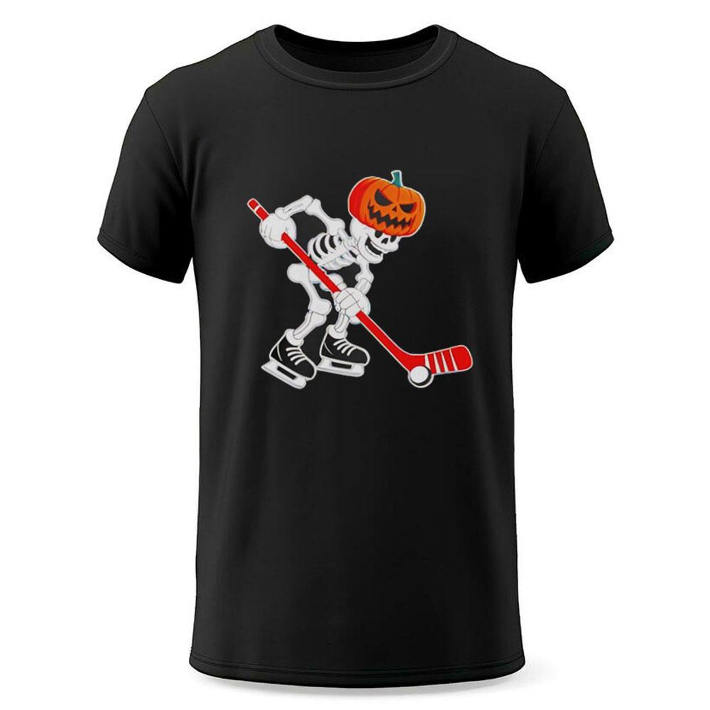 Skeleton Ice Hockey Halloween Shirt Skeleton Ice Hockey Halloween Shirt