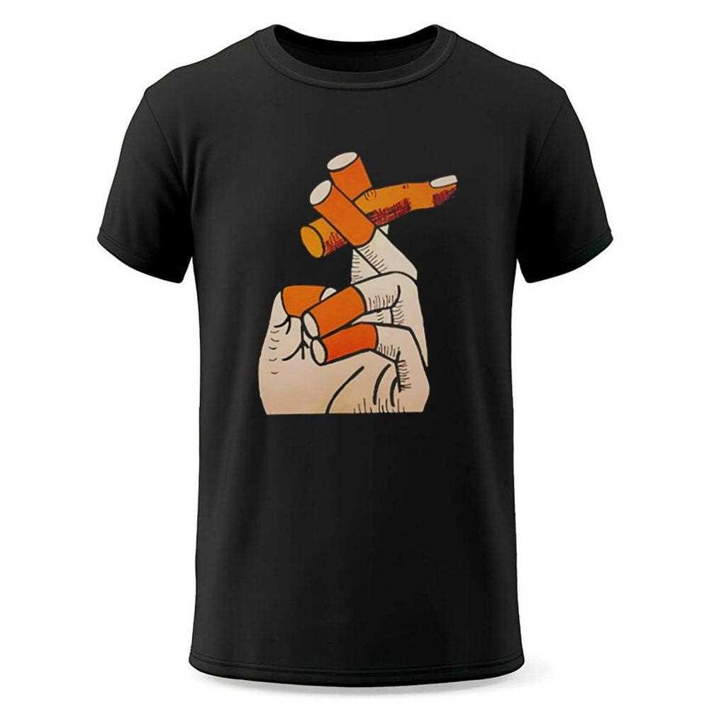 Smoking Cigarette Fingers Shirt Smoking Cigarette Fingers Shirt