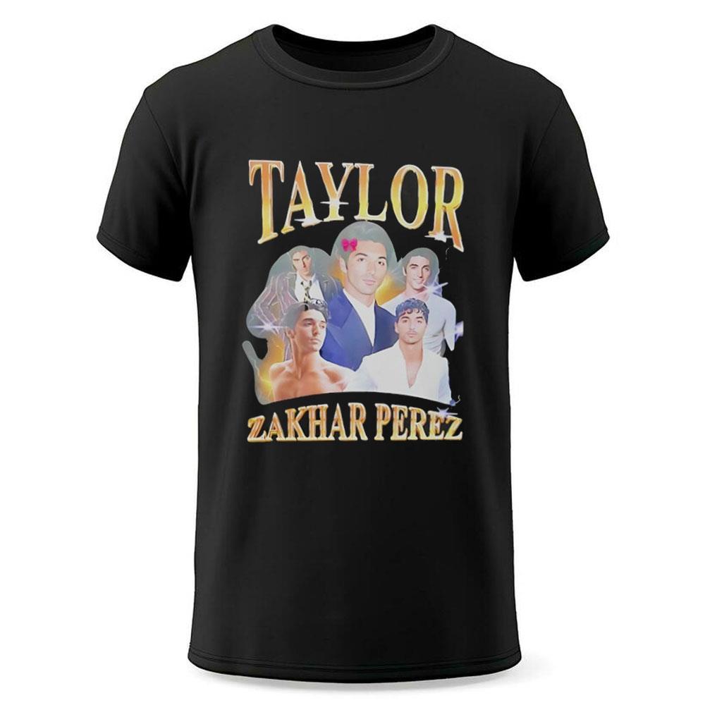 Taylor Zakhar Perez Red White And Royal Blue Shirt Taylor Zakhar Perez Red White And Royal Blue Shirt